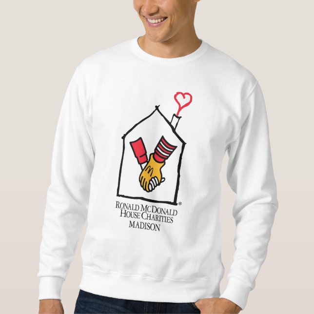 Hände Ronald McDonald Sweatshirt (Vorderseite)