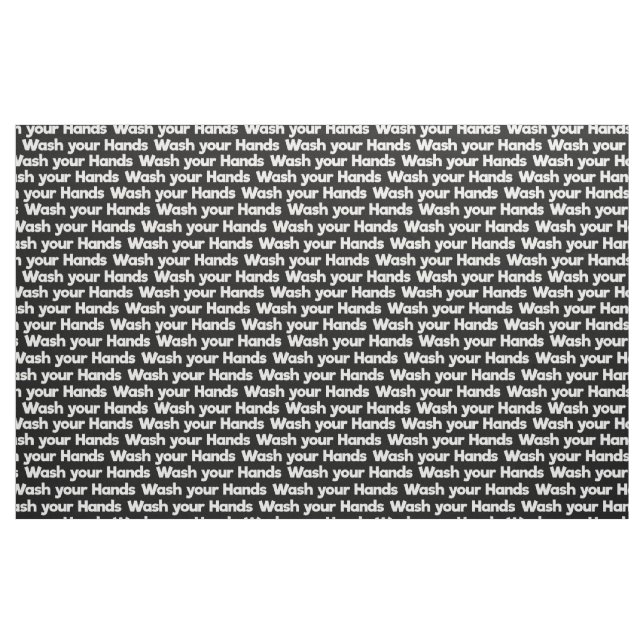 Hände schwarz waschen stoff (Fat Quarter (45,7 x 55,9 cm))