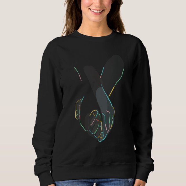 Hände Sweatshirt (Vorderseite)