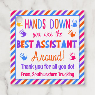 Hände unten sind die besten Assistenten Geschenkanhänger