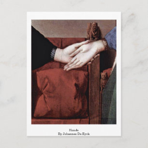 Hände, von Johannes de Eyck Postkarte