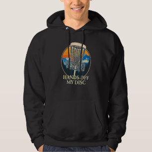 Hände von meiner Disc Disk Golf Spaß Golfer Sports Hoodie