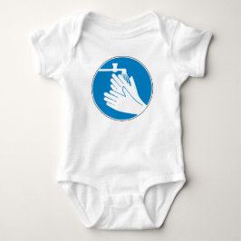 Hände waschen (Gesundheit und Sicherheit) (Hygiene Baby Strampler