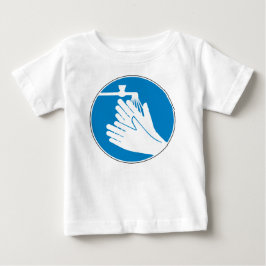 Hände waschen (Gesundheit und Sicherheit) (Hygiene Baby T-shirt