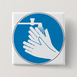 Hände waschen (Gesundheit und Sicherheit) (Hygiene Button