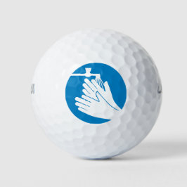 Hände waschen (Gesundheit und Sicherheit) (Hygiene Golfball