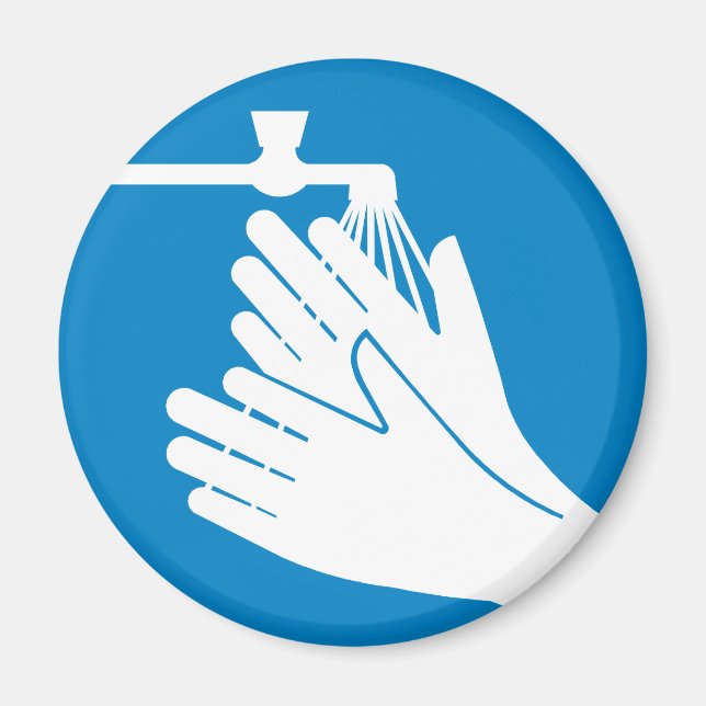 Hände waschen (Gesundheit und Sicherheit) (Hygiene Magnet (Vorne)