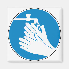 Hände waschen (Gesundheit und Sicherheit) (Hygiene Magnet