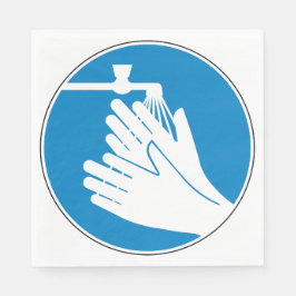 Hände waschen (Gesundheit und Sicherheit) (Hygiene Serviette