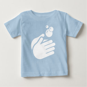 Hände waschen - Koronavirus und Grippe von Hand wa Baby T-shirt