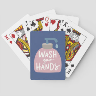 Hände waschen spielkarten