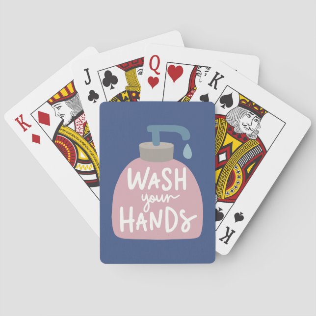 Hände waschen spielkarten (Rückseite)