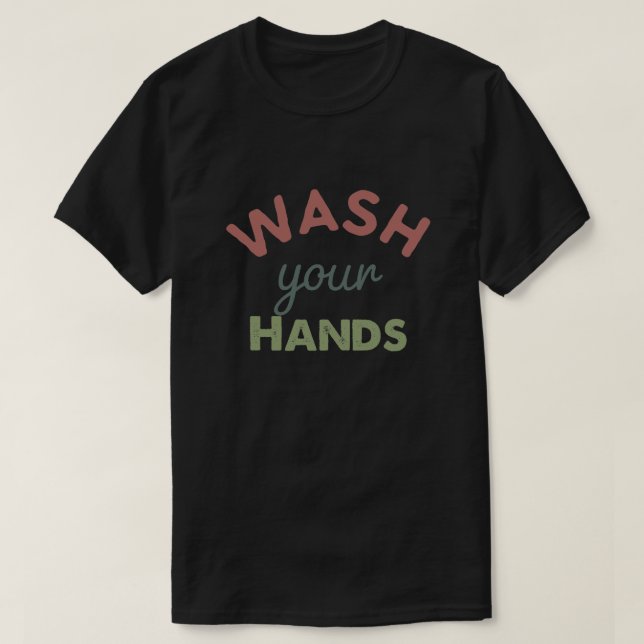 Hände waschen T-Shirt (Design vorne)