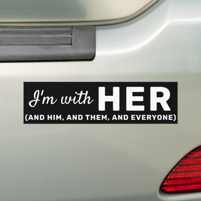 Hände weg ich bin mit ihrem Trans Rights American  Autoaufkleber (Auf Auto)