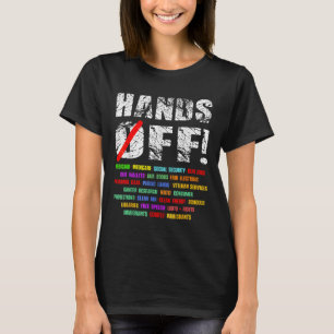Hände weg Protest Sozialversicherung und Medicare T-Shirt