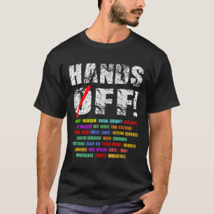 Hände weg Protest Sozialversicherung und Medicare T-Shirt