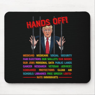 Hände weg vom lustigen Trump-Mem-Gefängnis - Prote Mousepad