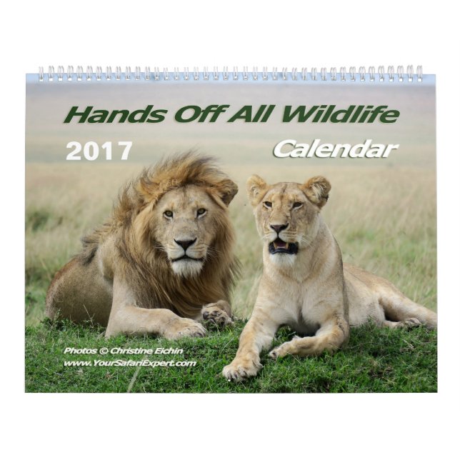 Hände weg von allem Tier-Kalender (Zwei-Seite) Kalender (Titelbild)