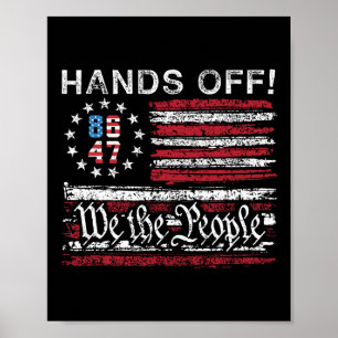 Hände weg von der Medicare Medicaid Protes Poster