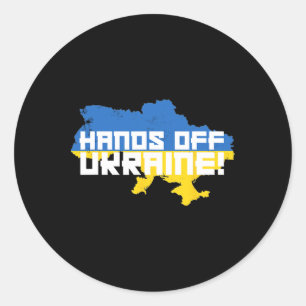 Hände weg von der Ukraine Putin Protest Russland S Runder Aufkleber