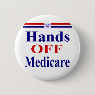 Hände weg von Medicare Button