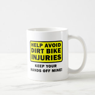 Hände weg von meinem Dirtbike Lustiger Becher Kaffeetasse