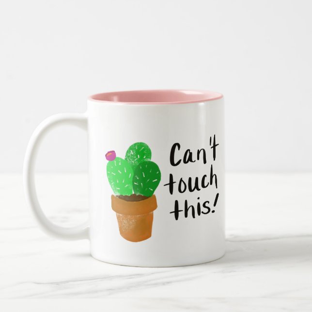Hände weg von meinem Kaffee! Spaß-Kaffee-Tasse Zweifarbige Tasse (Links)
