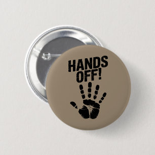 Hände weg von meinem Land, meinem Körper, Medicare Button