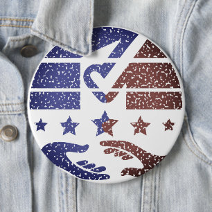 Händedruck der nationalen Pflicht Button