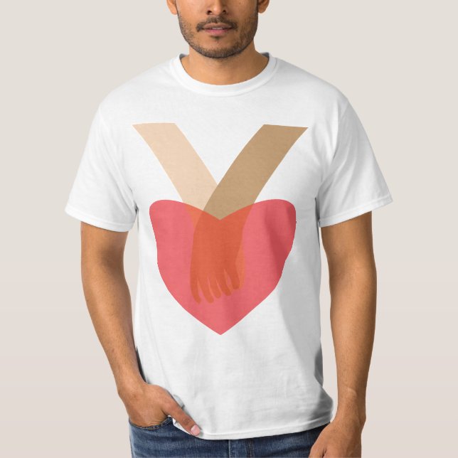 Händehalten T-Shirt (Vorderseite)