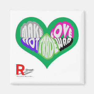 Handel als Liebe des Handelskrieges Magnet