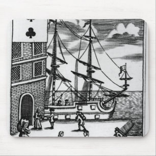 Handel bei Harborough, englische Spielkarte Mousepad