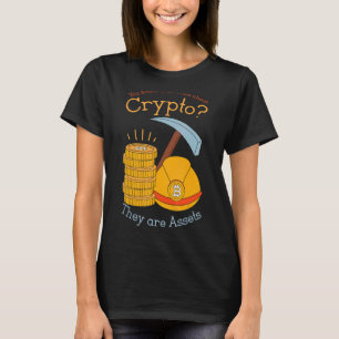 Handel mit Kryptowährung Millionär Crypto Assets L T-Shirt