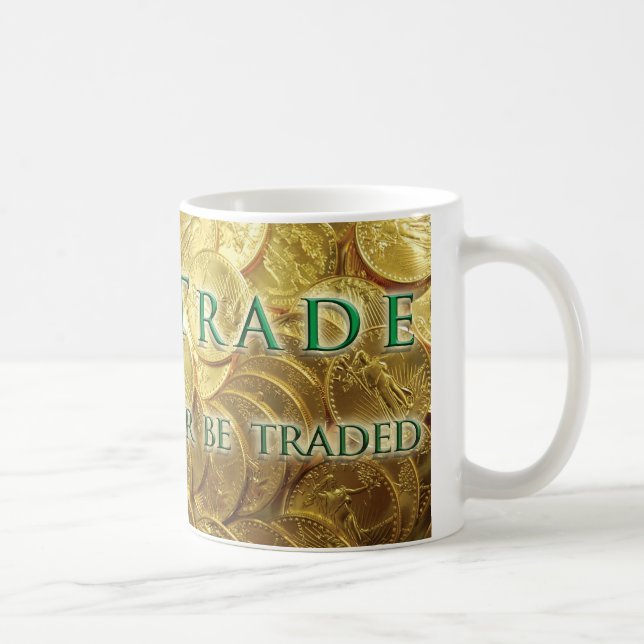 Handel oder Tasse von gehandelten Goldmünzen (Rechts)