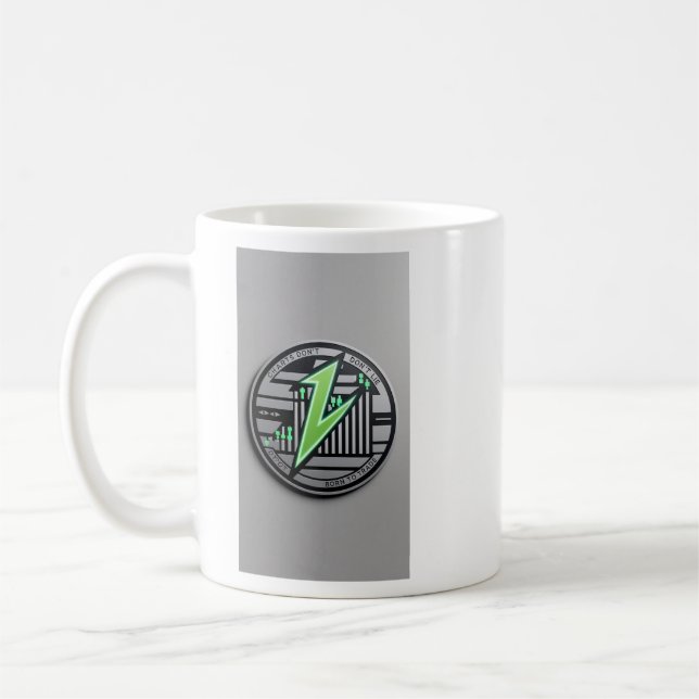 Handel wie eine Bestie - Bull vs Bear Edition Kaffeetasse (Links)