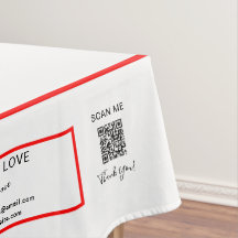 Handel zeigt Weißes Rot 52 x 70 QR Code