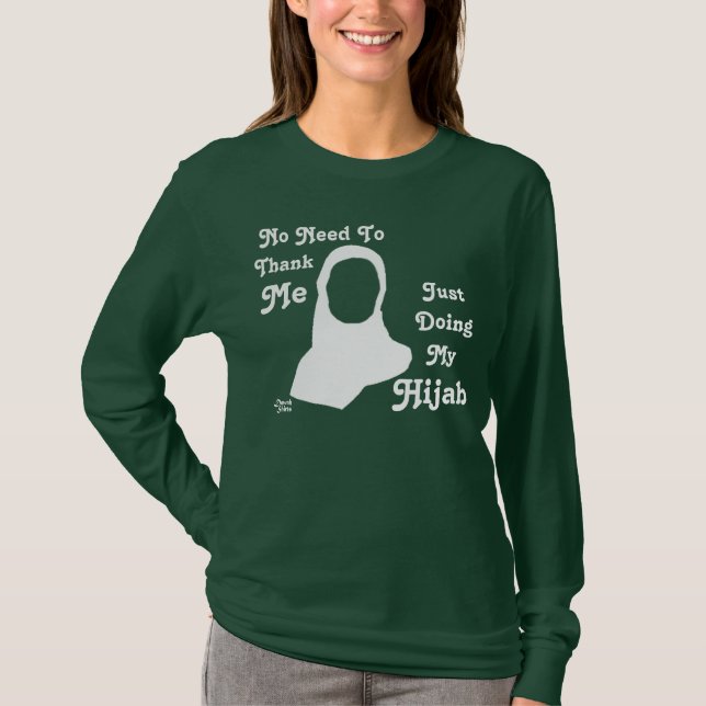 Handeln von meinem Hijab T-Shirt (Vorderseite)