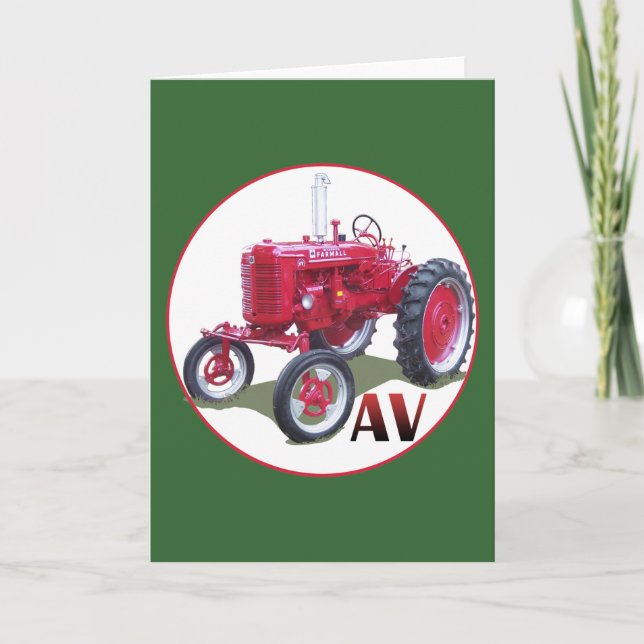 Handels ertragreich feiertagskarte (Vorderseite)