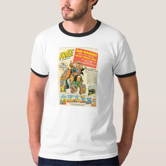 Handels-Karten-Werbung T - Shirt ROY ROGERS 1952 (Vorderseite)