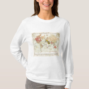 Handels Kolonialatlas-Karte T-Shirt