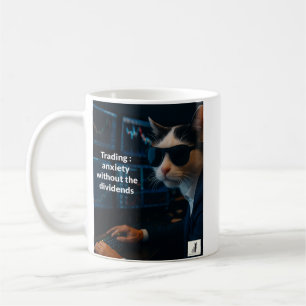Handelsängste ohne Dividenden Kaffeetasse