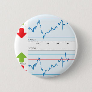 Handelsdiagramm Button