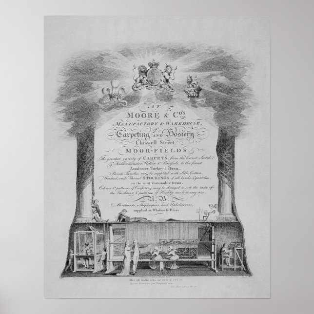 Handelskarte Moore & Co. Poster (Vorne)