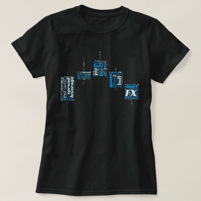 Handelskonzept für Devisenhandel mit Devisen T-Shirt (Design vorne)