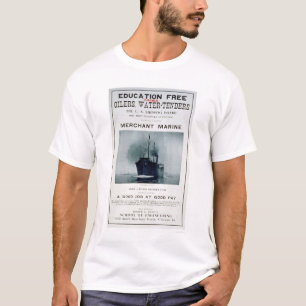 Handelsmarine-einziehenplakat (US02056) T-Shirt