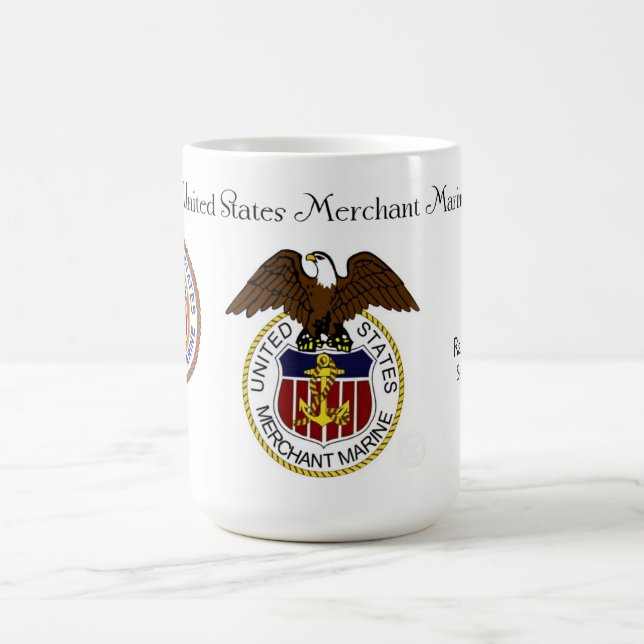 Handelsmarine Vereinigter Staaten Kaffeetasse (Mittel)