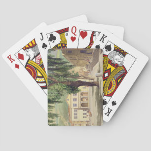 Handelsplatz, die Handelsbibliothek und die Spielkarten