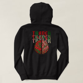 Handelspsychologie-Gehirn-Anatomie-Chart-Muster  Hoodie