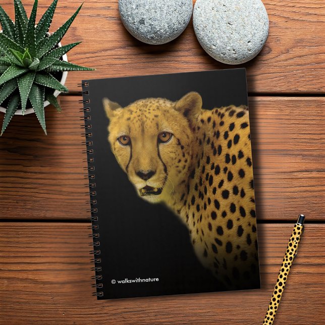 Handelsschauen mit einer prächtigen Geparden Notizblock (Trading Glances with a Magnificent Cheetah Journal Cover Photo)