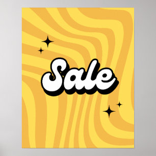 Handelsschild, Handelsmarke, Gelbe Boutique Poster